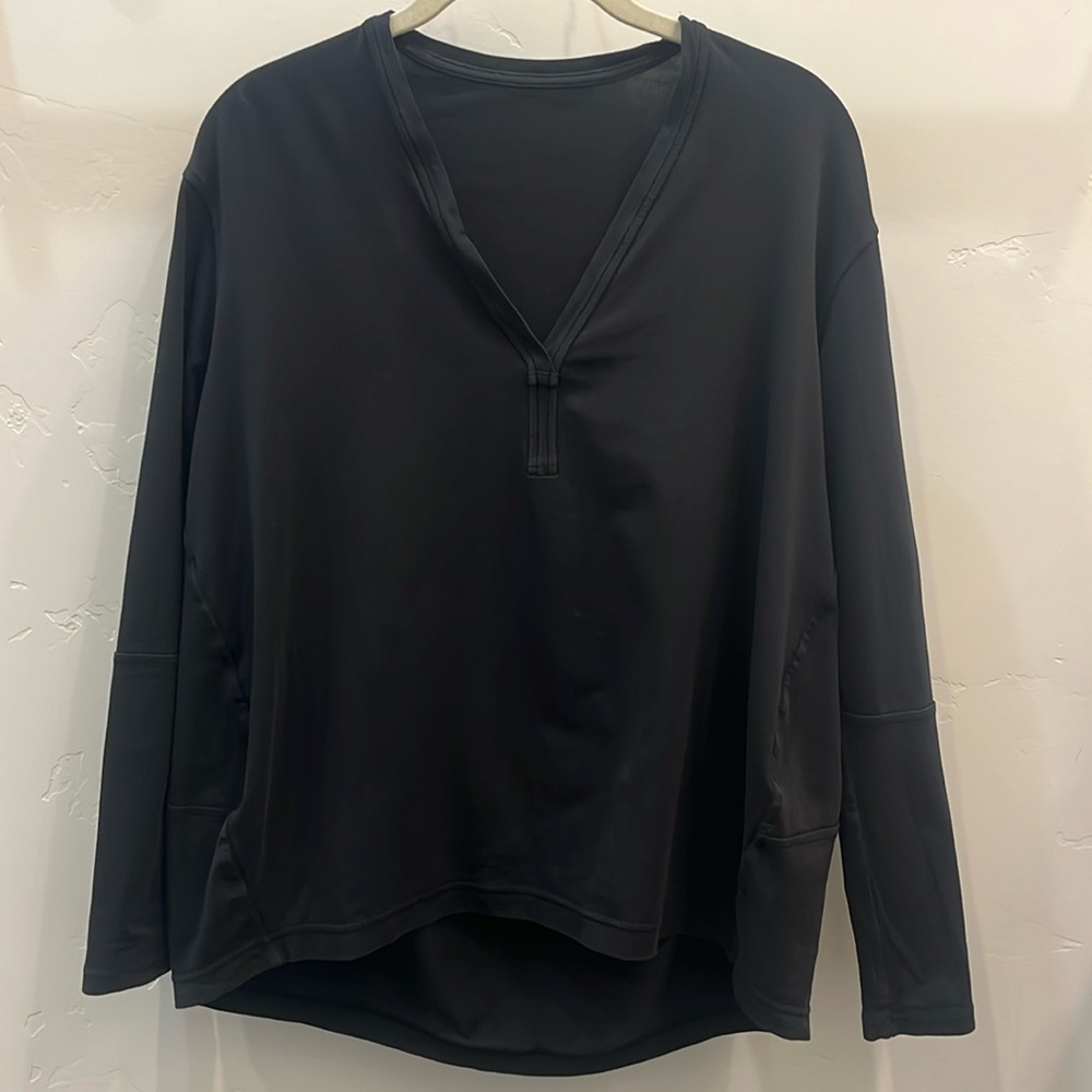 Lululemon Back In Action V-neck Long Sleeve